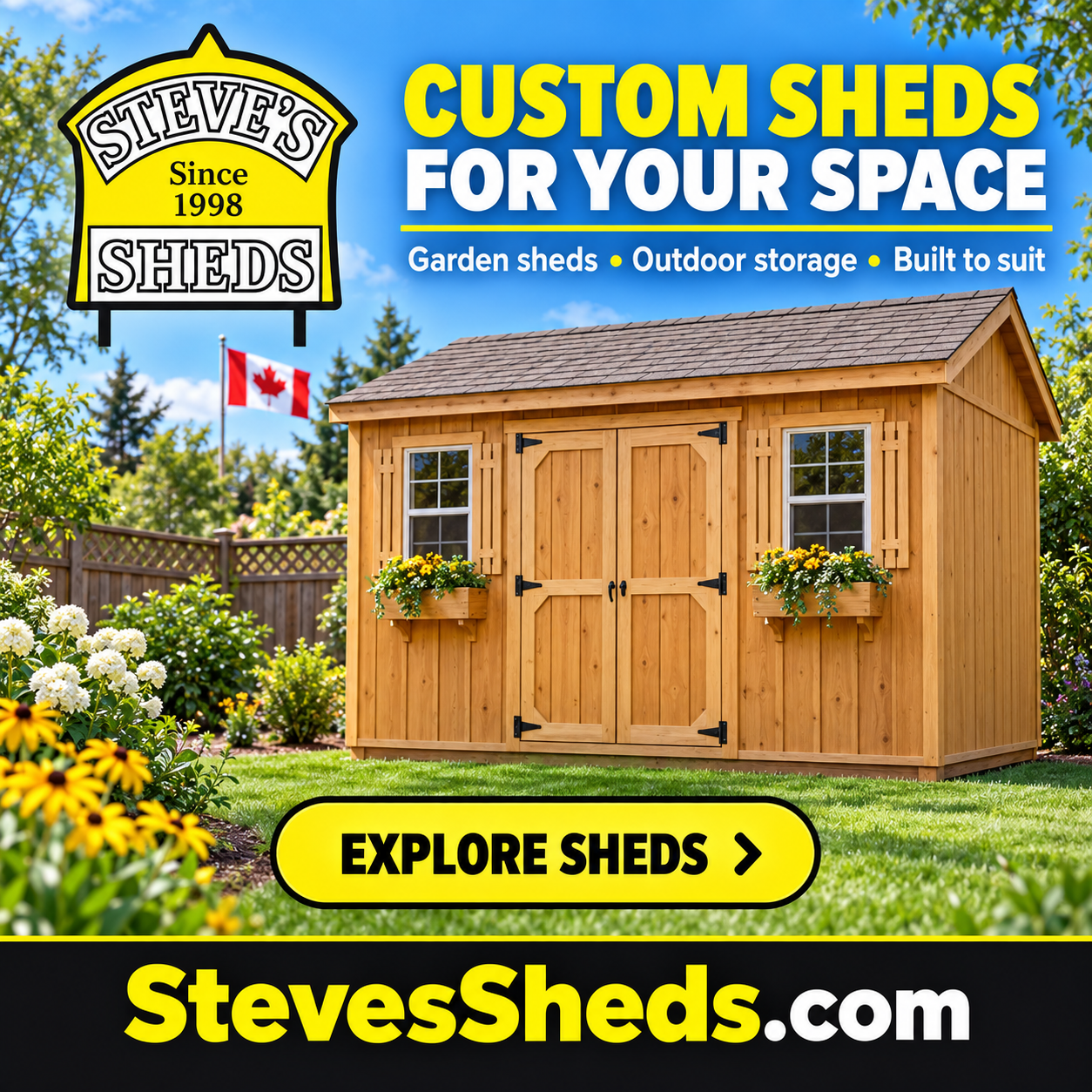 Steve’s Sheds — Square